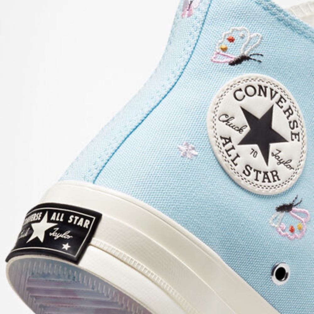 Light Blue Converse - Picture 4 of 8